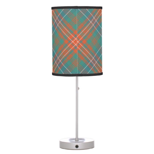 Clan Wilson Ancient Tartan Table Lamp (Back)