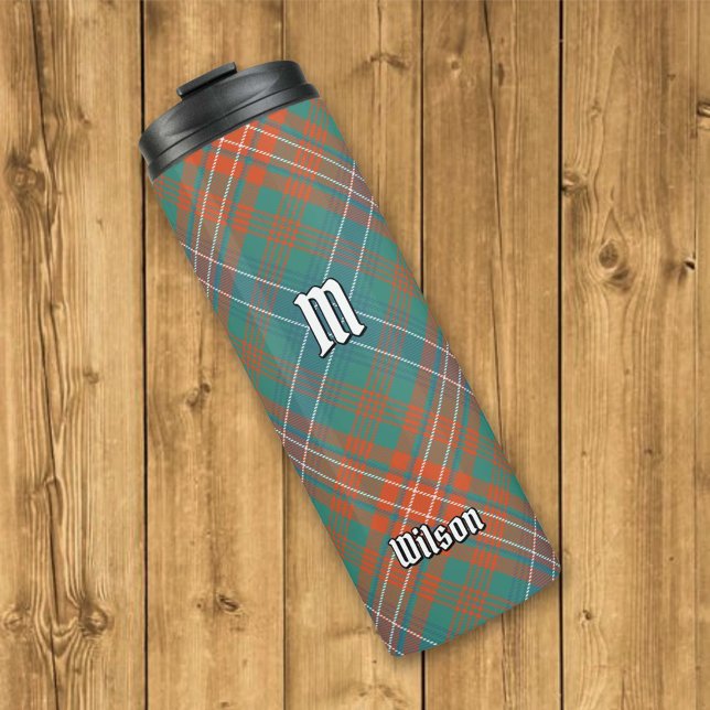 Clan Wilson Ancient Tartan Thermal Tumbler (Creator Uploaded)