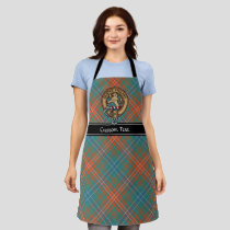 Clan Wilson Crest over Ancient Tartan Apron