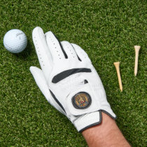 Clan Wilson Crest over Ancient Tartan Golf Glove