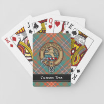 Clan Wilson Crest over Ancient Tartan Playing Cards
