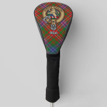 Clan Wilson Crest over Modern Tartan Golf Head Cover