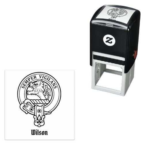 Clan Wilson Crest Self_inking Stamp