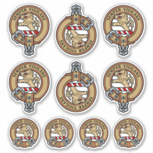 Clan Wilson Crest Sticker Set