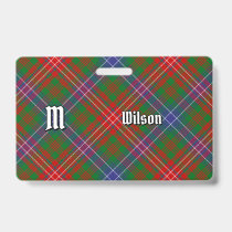 Clan Wilson Modern Tartan Badge