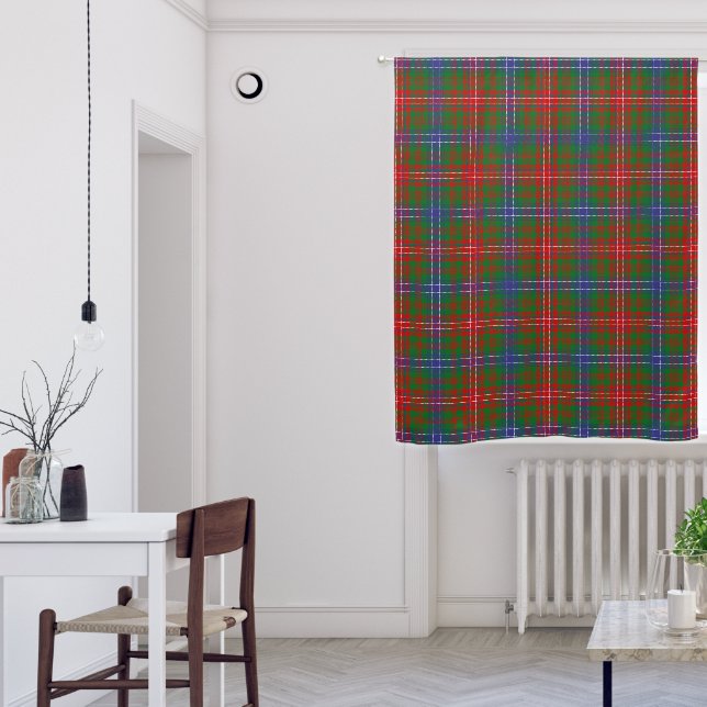 Clan Wilson Modern Tartan Blackout Curtains (Living Room)