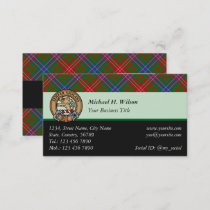 Clan Wilson Modern Tartan Business Card