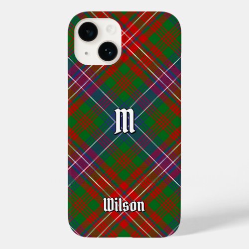 Clan Wilson Modern Tartan Case_Mate iPhone 14 Case