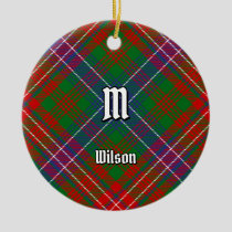 Clan Wilson Modern Tartan Ceramic Ornament