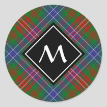 Clan Wilson Modern Tartan Classic Round Sticker