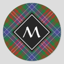 Clan Wilson Modern Tartan Classic Round Sticker