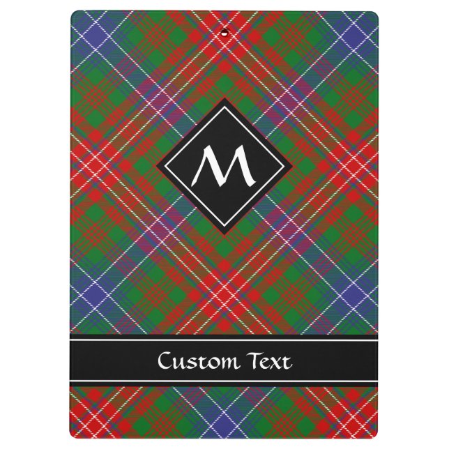 Clan Wilson Modern Tartan Clipboard (Back)