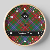 Clan Wilson Modern Tartan Clock
