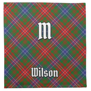 Clan Wilson Modern Tartan Cloth Napkin