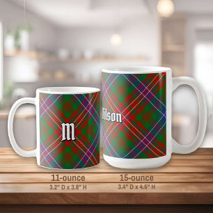 Clan Wilson Modern Tartan Coffee Mug