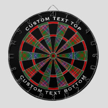 Clan Wilson Modern Tartan Dart Board