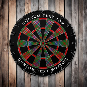 Clan Wilson Modern Tartan Dart Board