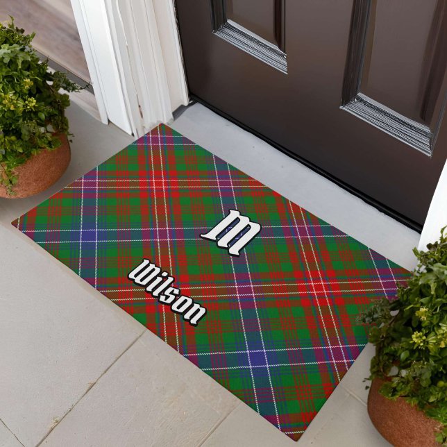 Clan Wilson Modern Tartan Doormat (Creator Uploaded)