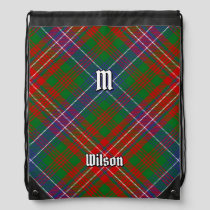 Clan Wilson Modern Tartan Drawstring Bag