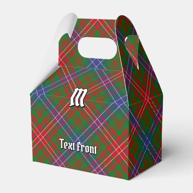 Clan Wilson Modern Tartan Favor Boxes (Front Side)