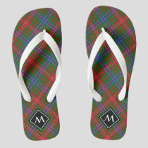 Clan Wilson Modern Tartan Flip Flops