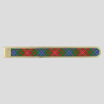 Clan Wilson Modern Tartan Gold Finish Tie Bar