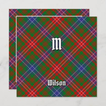Clan Wilson Modern Tartan Invitation