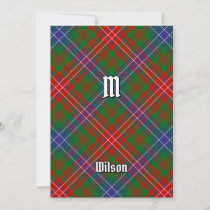 Clan Wilson Modern Tartan Invitation