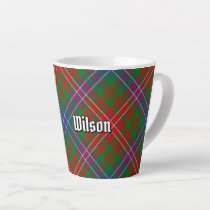Clan Wilson Modern Tartan Latte Mug