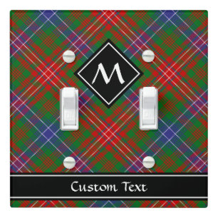 Clan Wilson Modern Tartan Light Switch Cover