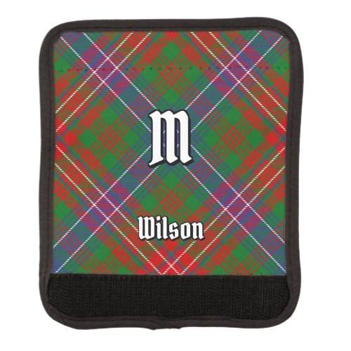 Clan Wilson Modern Tartan Luggage Handle Wrap