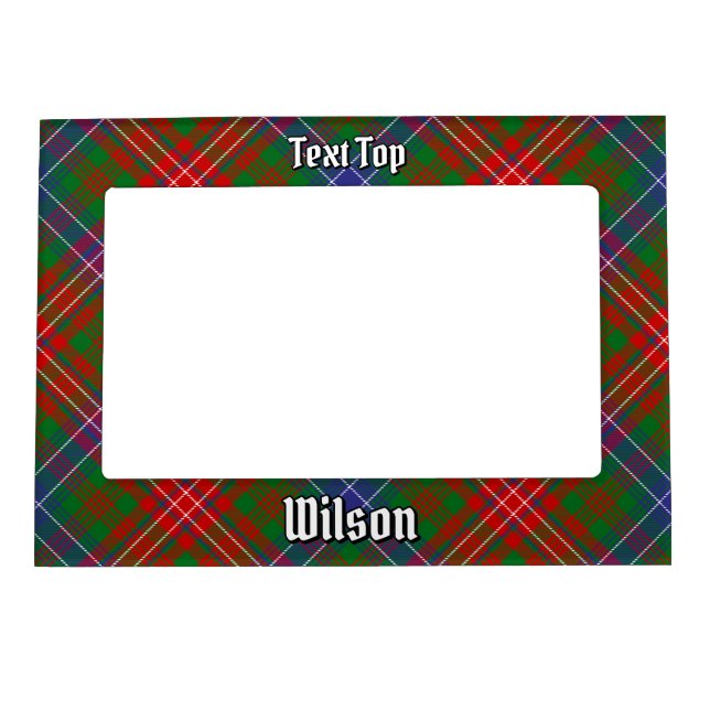 Clan Wilson Modern Tartan Magnetic Frame (Front)