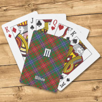 Clan Wilson Modern Tartan Poker Cards