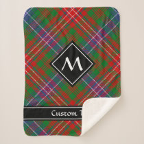 Clan Wilson Modern Tartan Sherpa Blanket