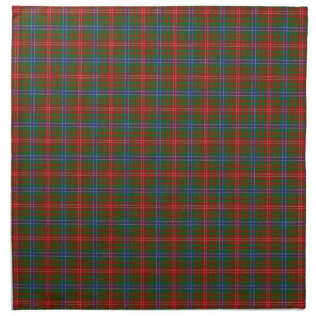 Clan Wilson Tartan Cloth Napkin (Front)