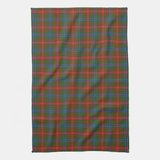 Clan Wilson Tartan Towel (Vertical)