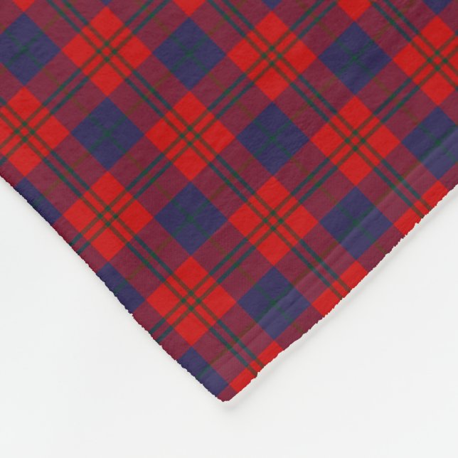 Clan Witherspoon Tartan Fleece Blanket (Corner)