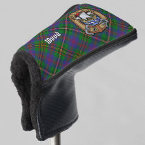 Clan Wood Crest over Tartan Golf Head Cover