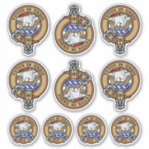Clan Wood Crest Sticker Set