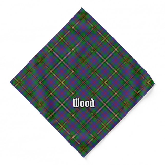 Clan Wood Tartan Bandana (Front)