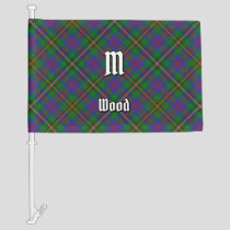Clan Wood Tartan Car Flag