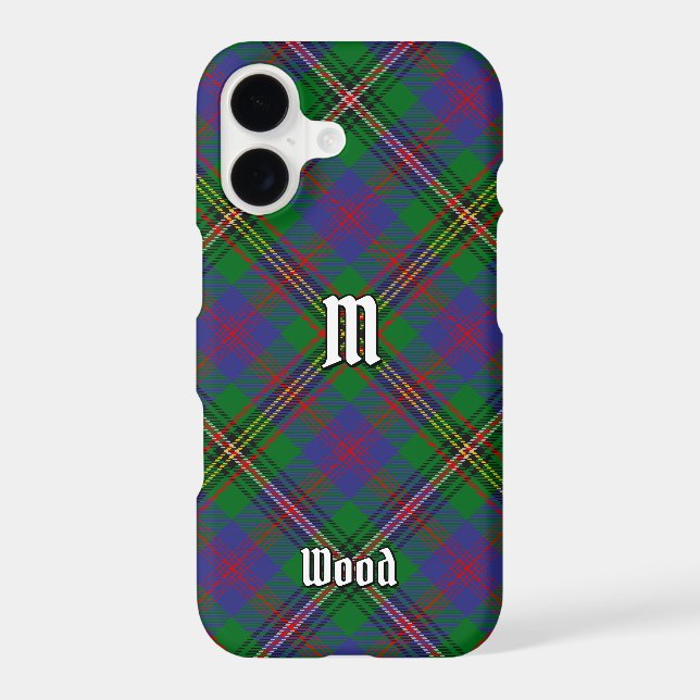 Clan Wood Tartan Case-Mate iPhone Case (Back)