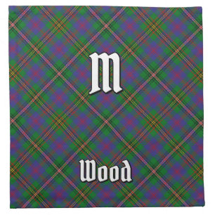 Clan Wood Tartan Cloth Napkin