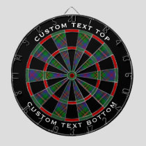 Clan Wood Tartan Dart Board