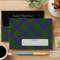 Clan Wood Tartan Envelope