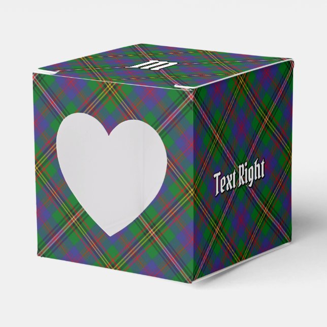 Clan Wood Tartan Favor Boxes (Front Side)