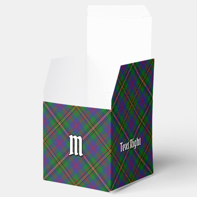 Clan Wood Tartan Favor Boxes (Opened)