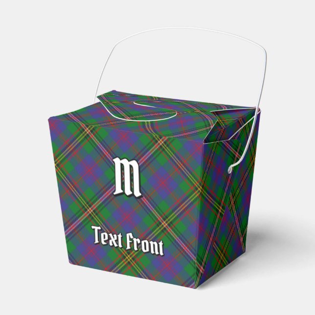 Clan Wood Tartan Favor Boxes (Front Side)