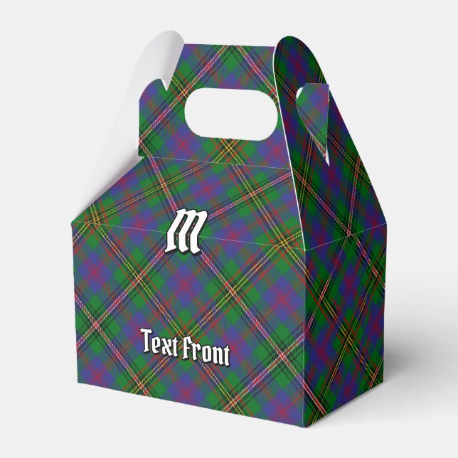 Clan Wood Tartan Favor Boxes (Front Side)