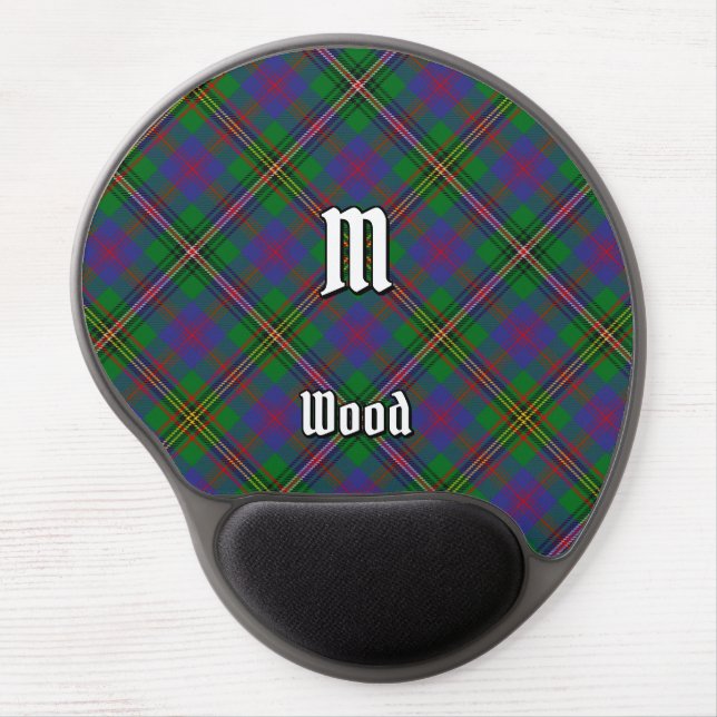 Clan Wood Tartan Gel Mouse Pad (Front)